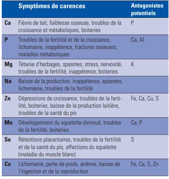 Mineralsalze und Mangelerscheinungen_FR