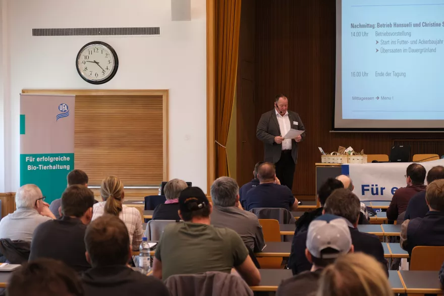Rolf Steffen an Bio-Praxistag