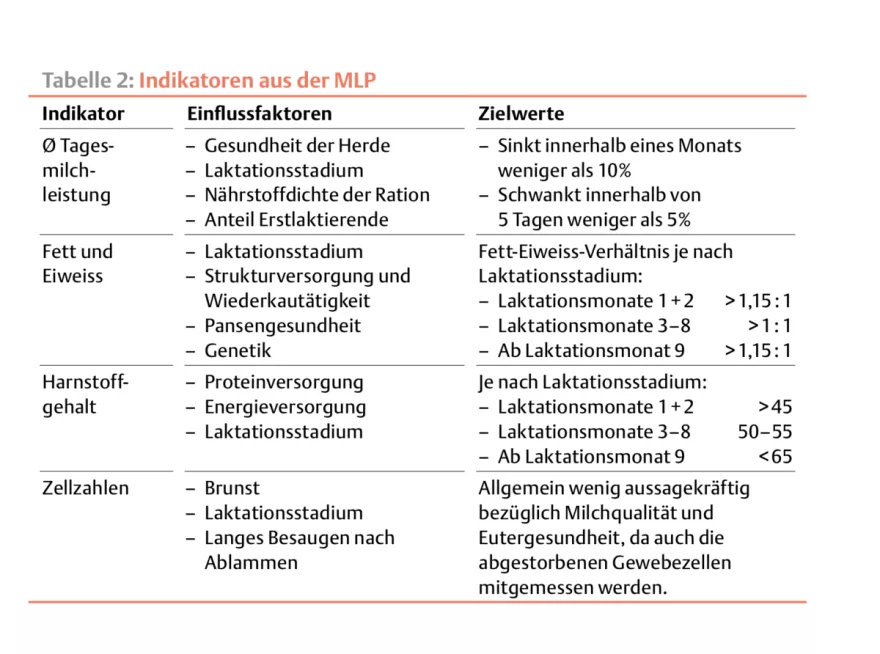 Indikatoren aus der MLP