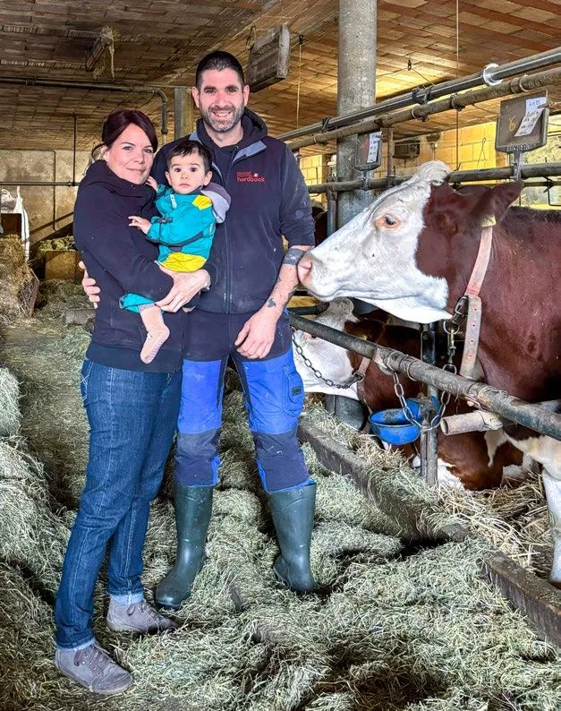 Morgan Grandjean, La Ferme de la Case, Montbéliarde