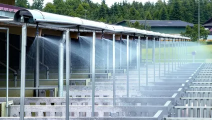 Stall, Sprenkelanlage